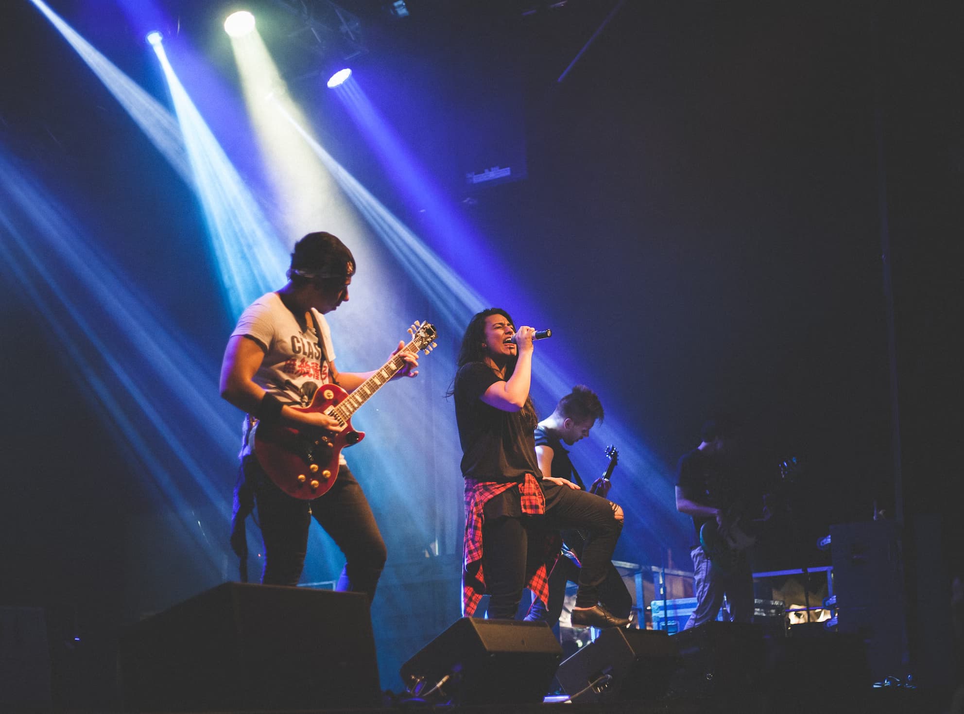 Artist performing